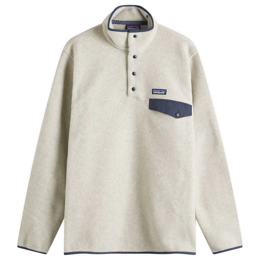 Villapaita Patagonia Lightweight Synchilla Snap-T Pullover Fleece, Size Large Beige | 25551-OTSM