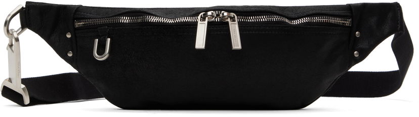 Vyötärölaukku Rick Owens Rick Owens Hollywood Geo Bumbag Musta | RA01E0630 LBA