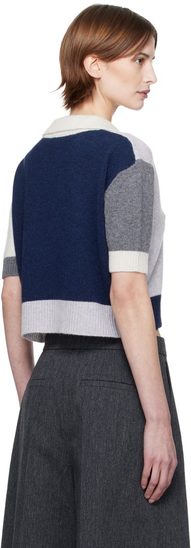 Villapaita Marni Marni Cashmere Color-Block Polo Harmaa | CVMD0150EQ UFX385, 2