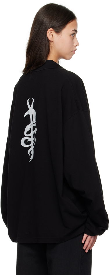 Poolopaita 032C Speed Devil Long Sleeve Polo Musta | F25-URC-0479-050-W, 2