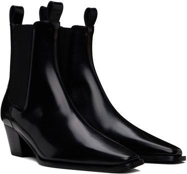 Tennarit ja kengät TOTEME The City Leather Chelsea Boots Musta | 233-8025-825, 3