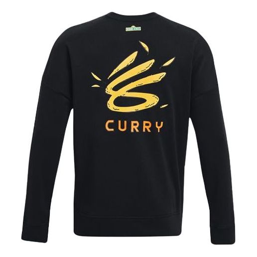 Huppari Under Armour Curry Big Bird Long Sleeve T-Shirt Musta | 1369617-001