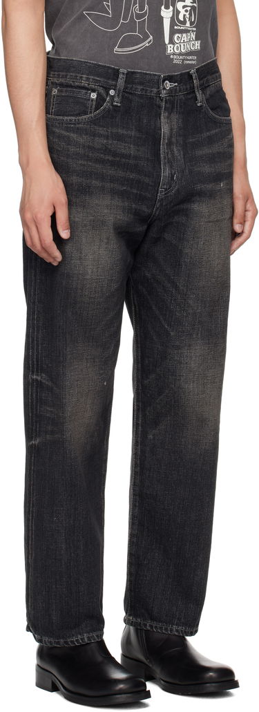 Jeans Neighborhood Neighborhood Washed DP Basic Jeans Musta | 251XBNH-PTM05, 1