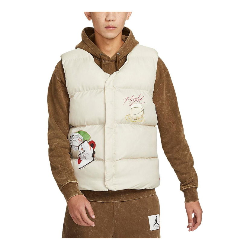 Liivi Jordan Artist Series Down Vest Beige | DV1608-206