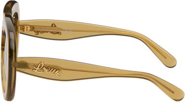 Aurinkolasit Loewe Round Spoiler Aviator Sunglasses Beige | LW40144U 192337178948, 2