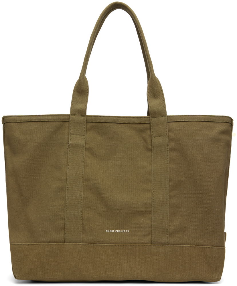 Kangaskassi NORSE PROJECTS Norse Projects Stefan Cotton Canvas Tote Vihreä | N95-0970