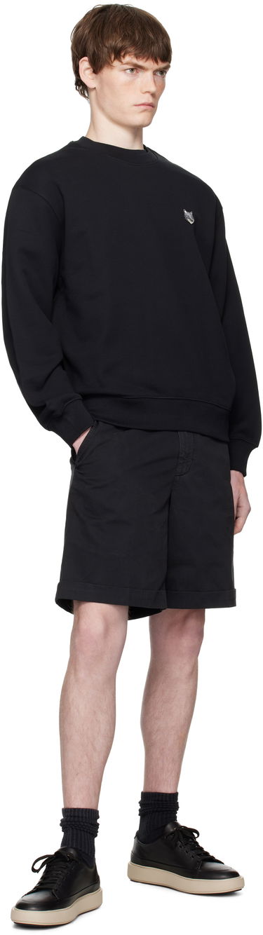 Huppari MAISON KITSUNÉ Maison Kitsuné Fox Head Comfort Sweatshirt Musta | PM00304KM0341, 3