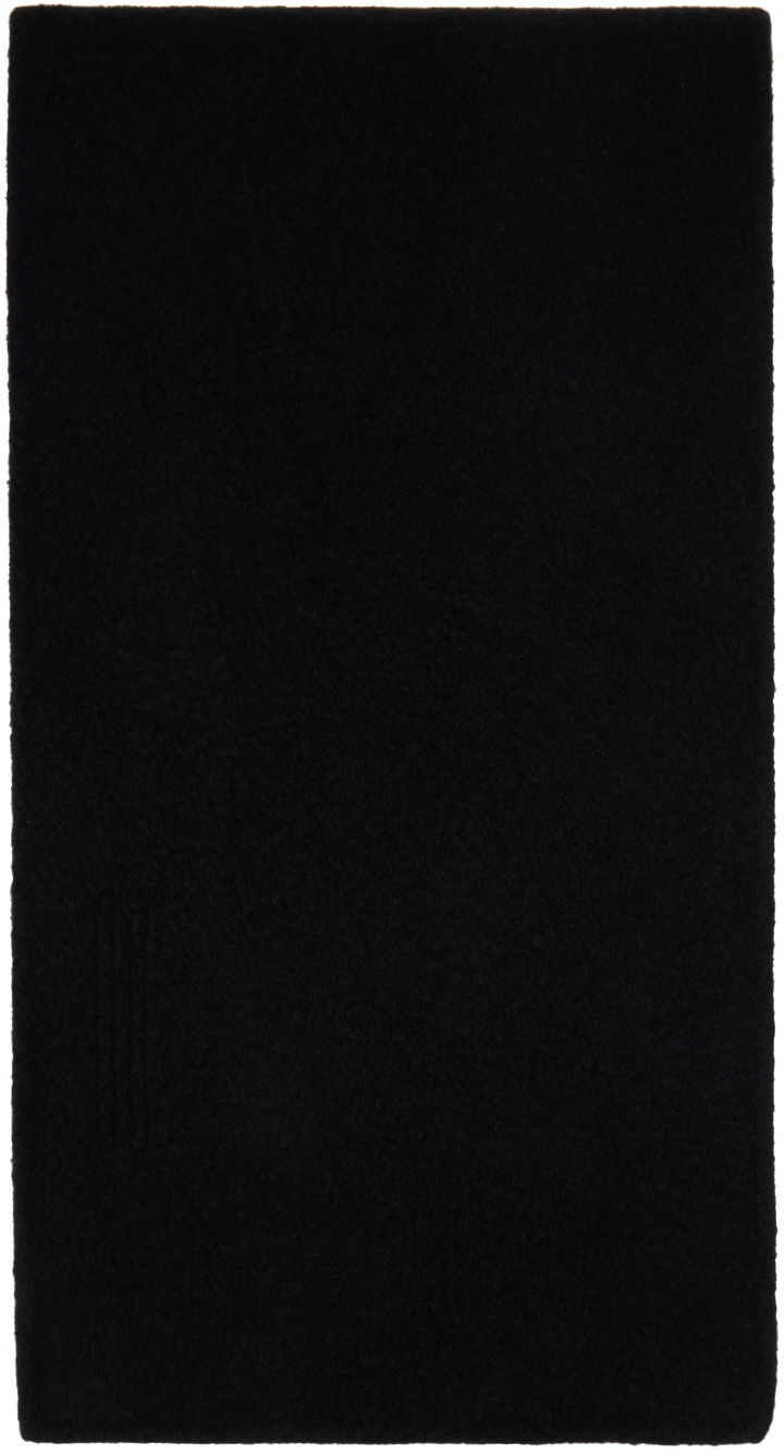 Huivi Rick Owens Scarf Porterville Musta | RP02D3442 DDR