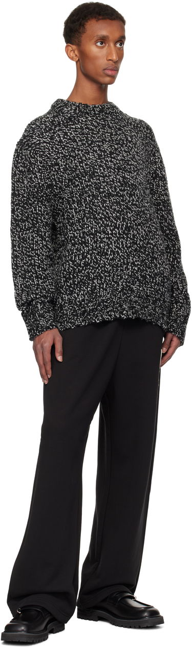 Villapaita We11done We11done Chunky Knit Sweater Musta | WD-KT3-24-649-U-B2, 3