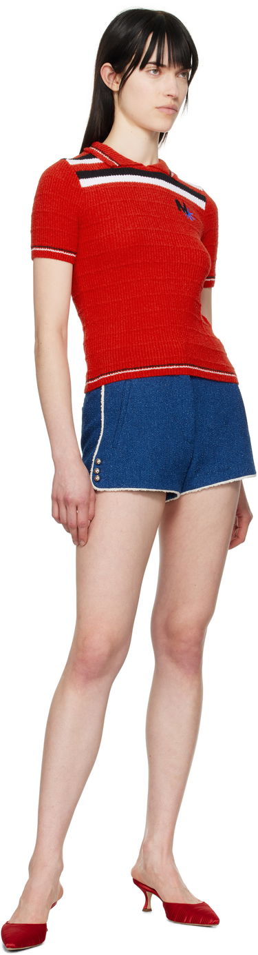 Shortsit MSGM MSGM Cotton Shorts Sininen | 3841MDB07 257112, 3