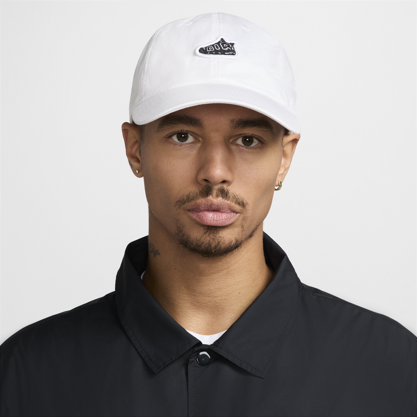 Korkki Nike Club Patch Cap Valkoinen | HF0867-100