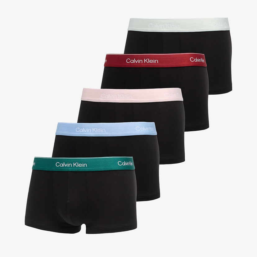 Nyrkkeilijät CALVIN KLEIN Icon Catton Stretch Low Rise Trunk 5-Pack Multicolor Musta | LV00NB4390 2WH