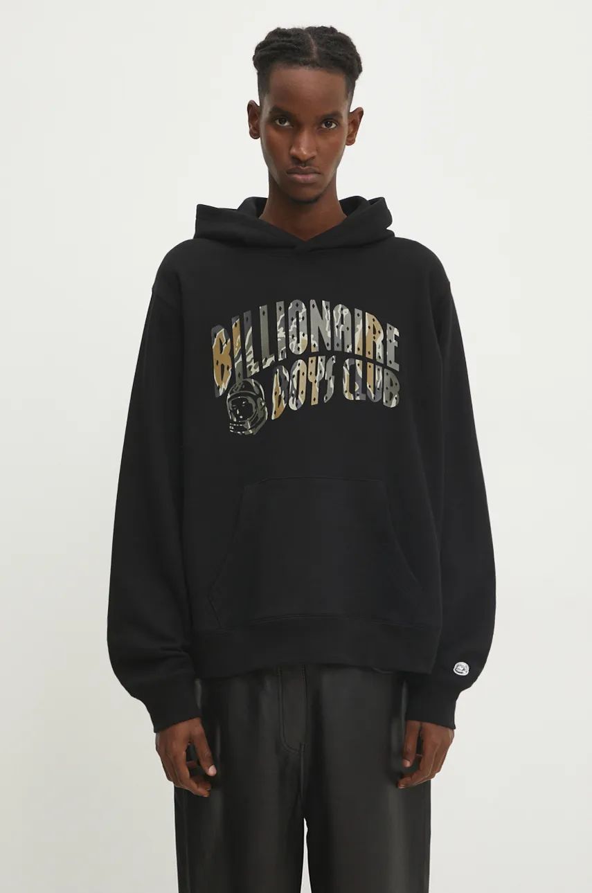 Huppari BILLIONAIRE BOYS CLUB Camo Arch Logo Hoodie Musta | B24336, 0