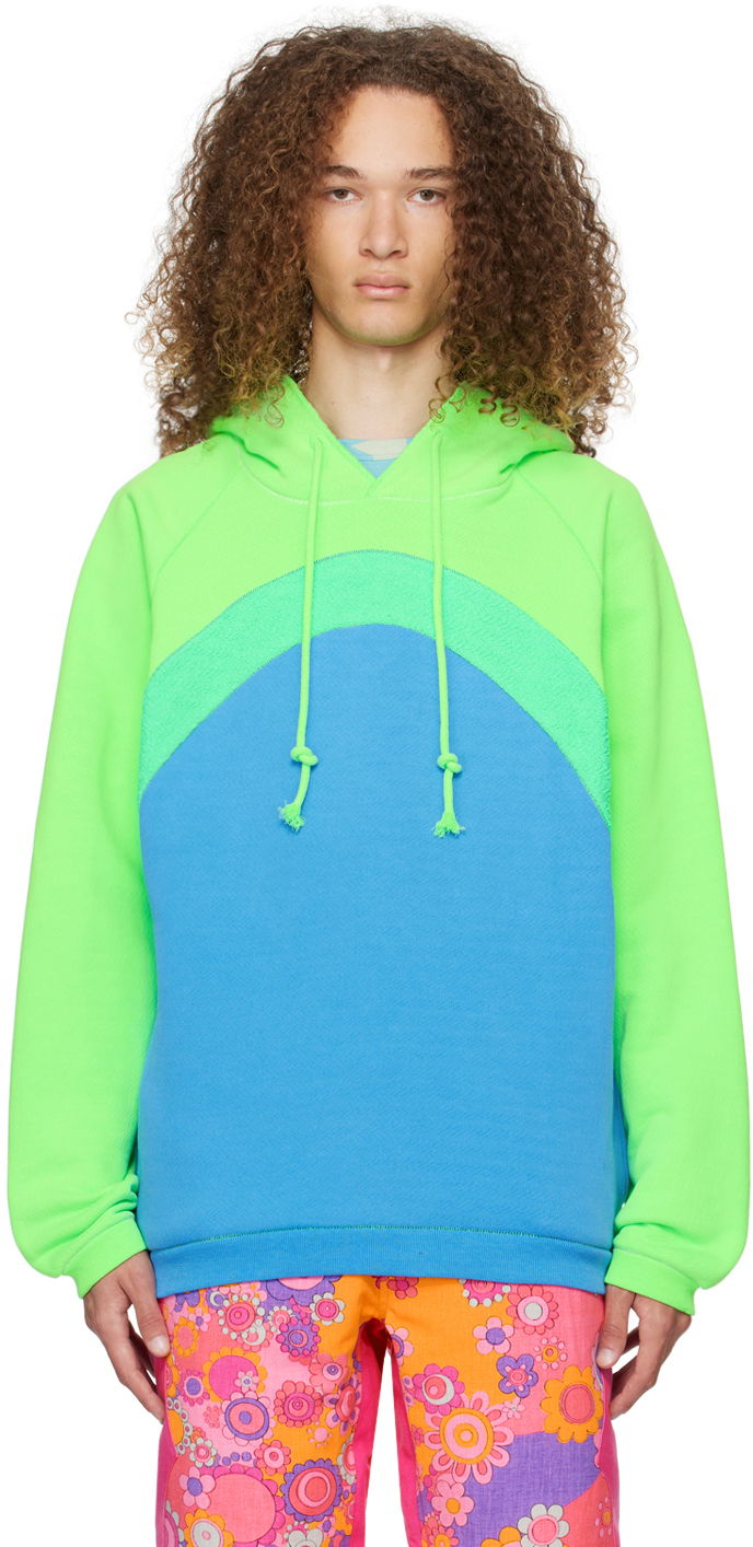 Huppari ERL Rainbow Colorblock Hoodie Monivärinen | ERL07T023