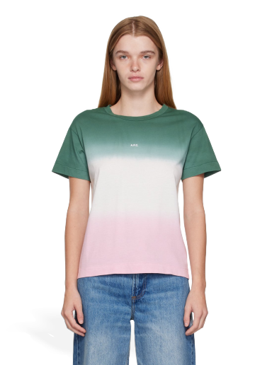 T-paita A.P.C. Multicolor Morgane Vihreä | COFAY-F26160