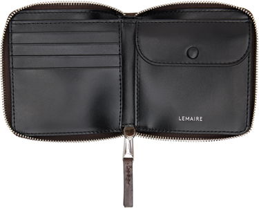 Lompakko LEMAIRE Lemaire Patina Zip Compact Bi-Fold Wallet Ruskea | SL0039 LL0132, 2