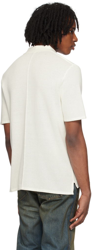 Poolopaita rag & bone Rag & Bone Harvey Knit Polo Valkoinen | MBS22HS019UC19, 2