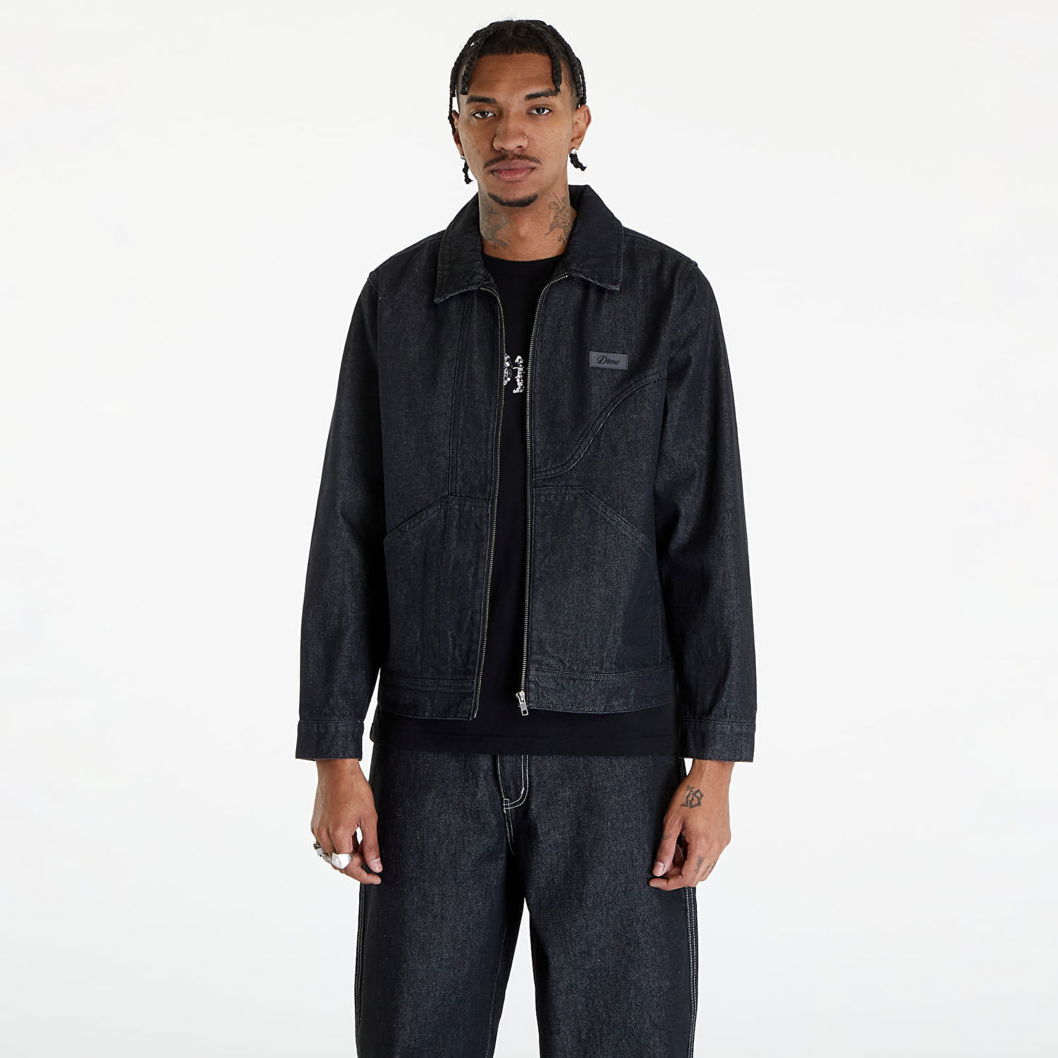 Takki Dime Denim Twill Jacket Musta | DIMESP241BLW, 0