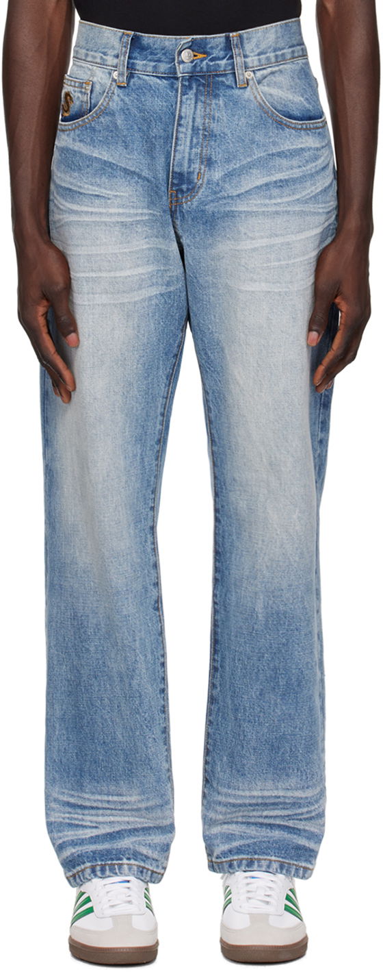 Jeans BILLIONAIRE BOYS CLUB Blue Astro Selvedge Jeans Sininen | B24216