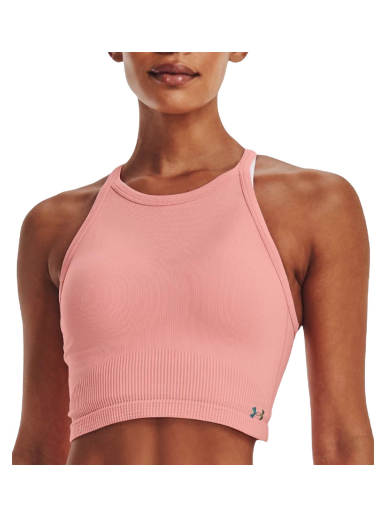Crop top Under Armour Rush Seamless Crop Top Vaaleanpunainen | 1377597-603