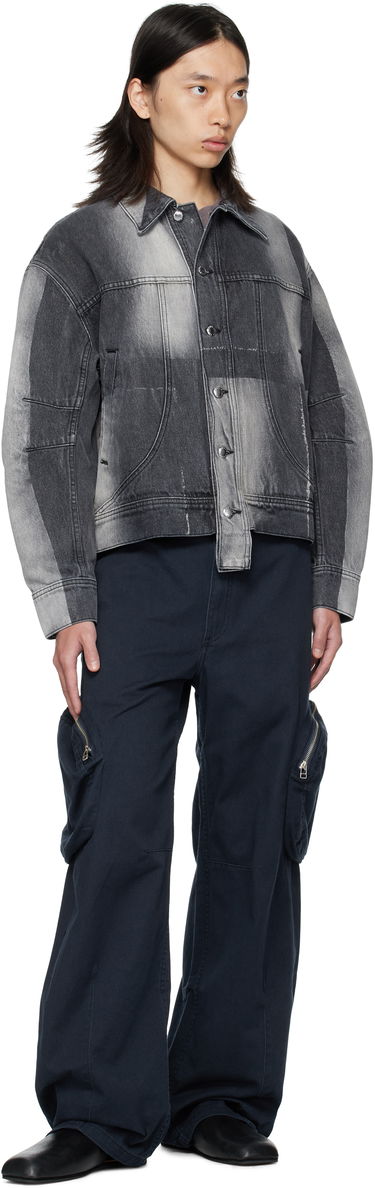 Takki Eckhaus Latta Eckhaus Latta 'El Jacket Redux' Denim Jacket Harmaa | 1224-EL-PF25-SF, 3