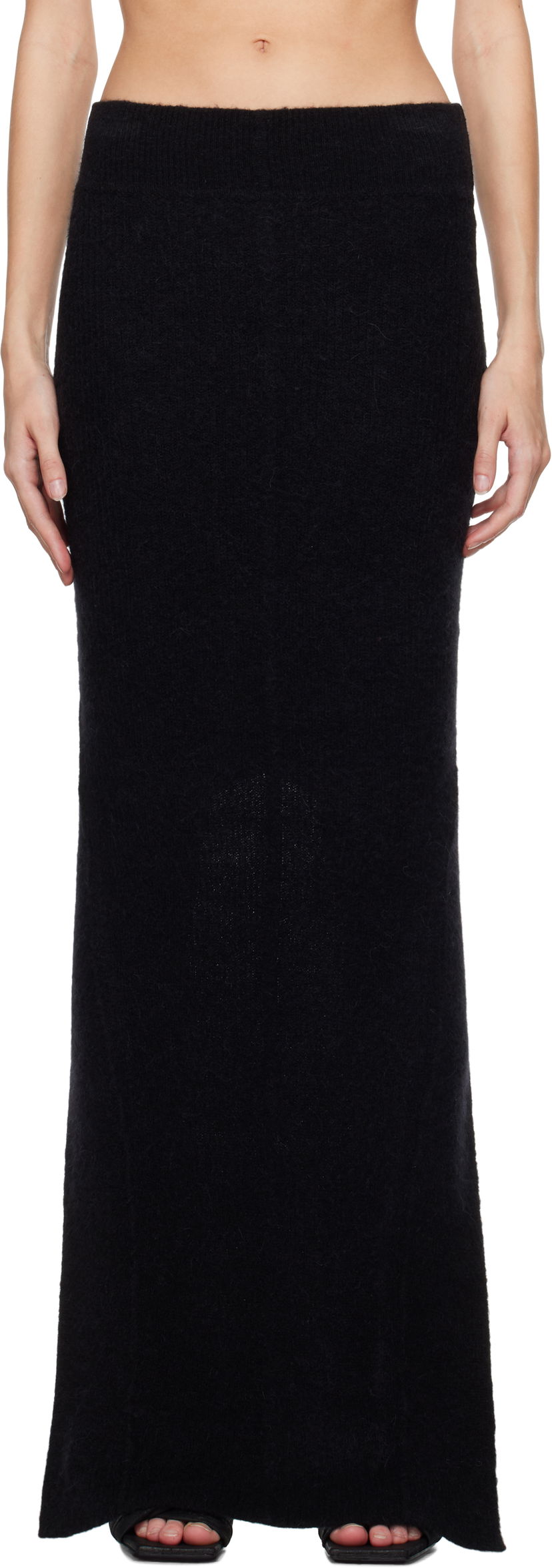 Hame Rick Owens Maxi Skirt Musta | RO02D3682 KWPL