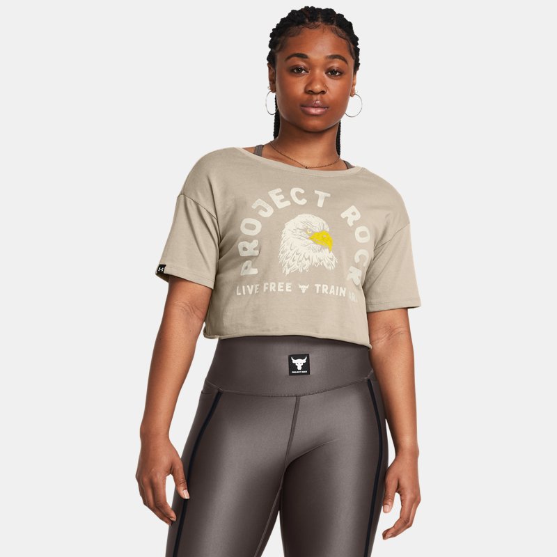 T-paita Under Armour Project Rock Balance Beige | 1383420-203, 0