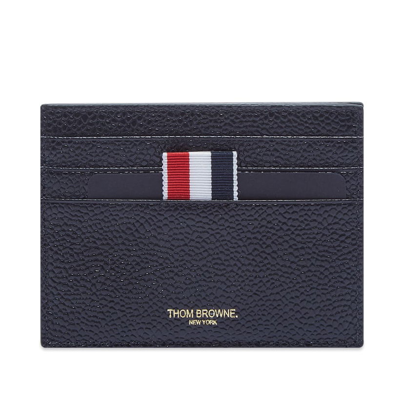 Lompakko Thom Browne Double Grosgrain Card Holder Musta | MAW165B-05581-001