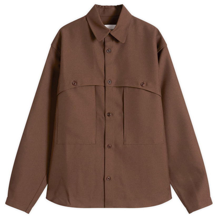 Paita sage NATION Martial Shirt Ruskea | S095-TBC