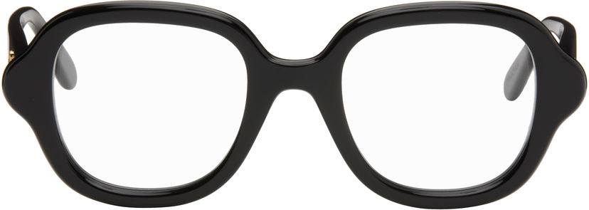 Aurinkolasit Loewe Oversized Rounded Frame Glasses Musta | LW50075I50001 192337164804