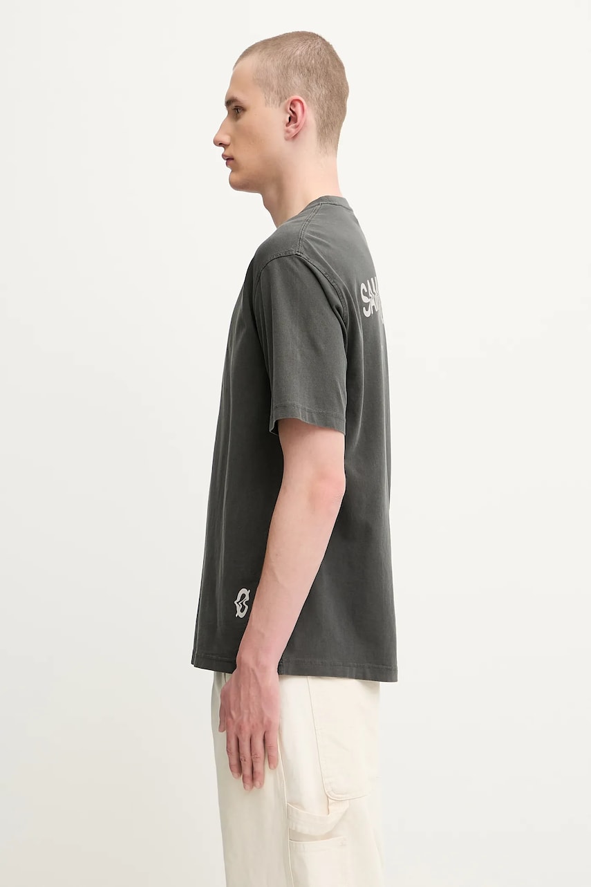 T-paita Samsoe Samsoe Samsoe Samsoe SASWIRL T-Shirt Harmaa | U25200007, 1