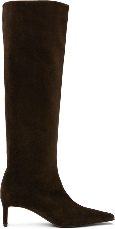Tennarit ja kengät Khaite Khaite Ona Suede Knee-High Boots Ruskea | F1099-726, 0