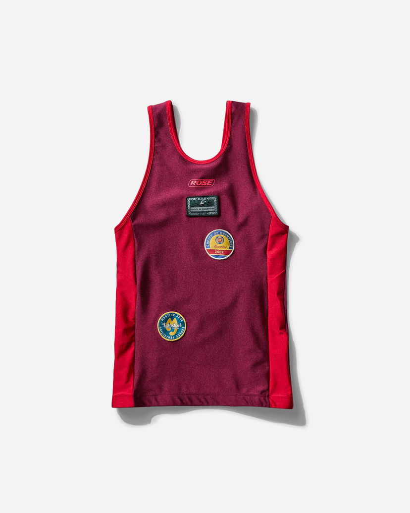 Tankkitoppi Martine Rose Swim Vest Burgundia | 661JT06102
