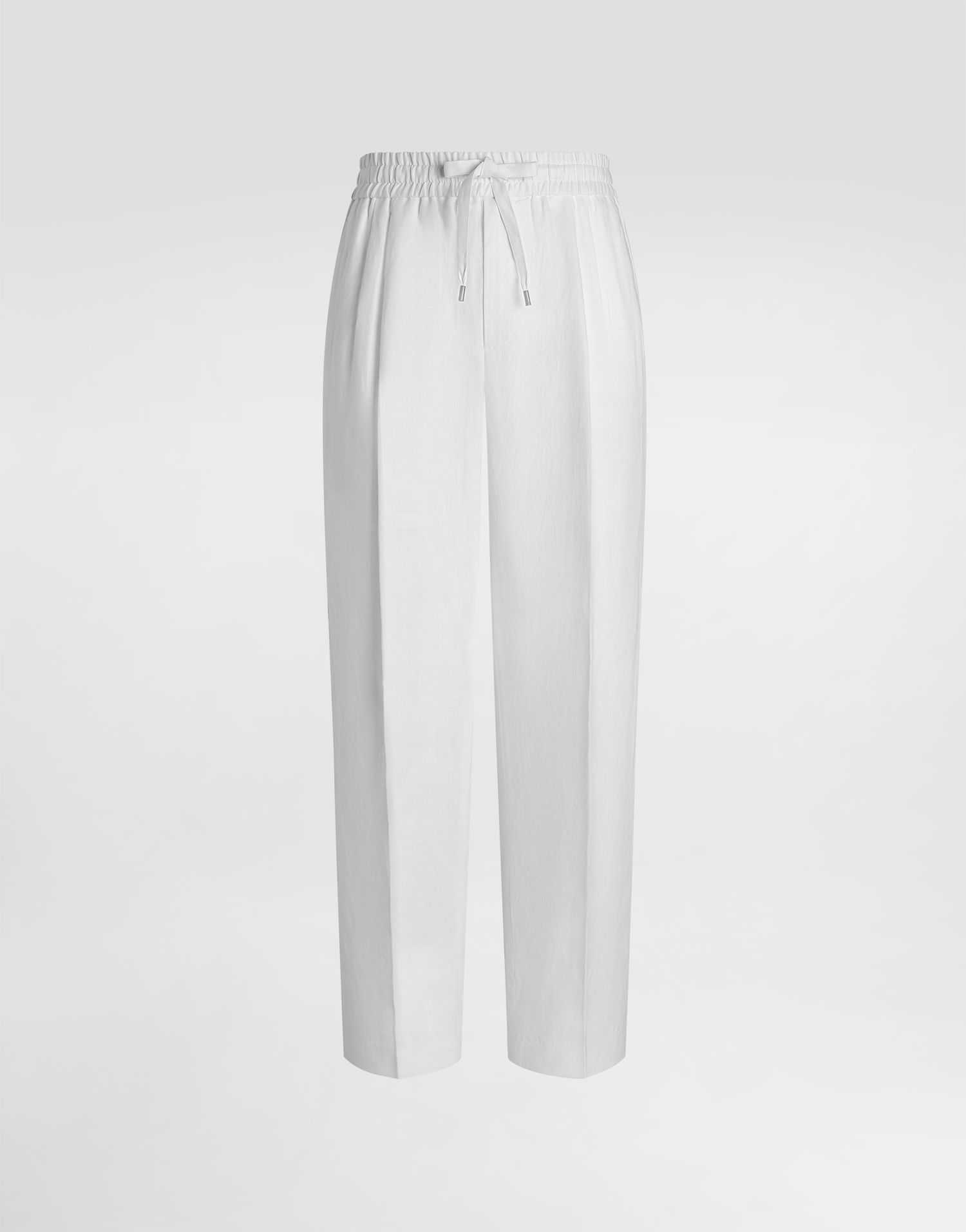 Housut Dolce & Gabbana Dolce & Gabbana Linen Jogging Trousers 44 Valkoinen | GP12RZFU4JBW0111, 0