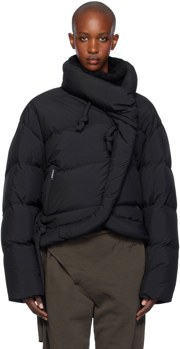 Puffer takki Ottolinger Ottolinger Strappy Puffer Jacket Musta | 1090602921