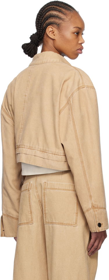 Takki We11done We11done Cropped Work Jacket Beige | WD-JK0-25-055-W-BG, 2