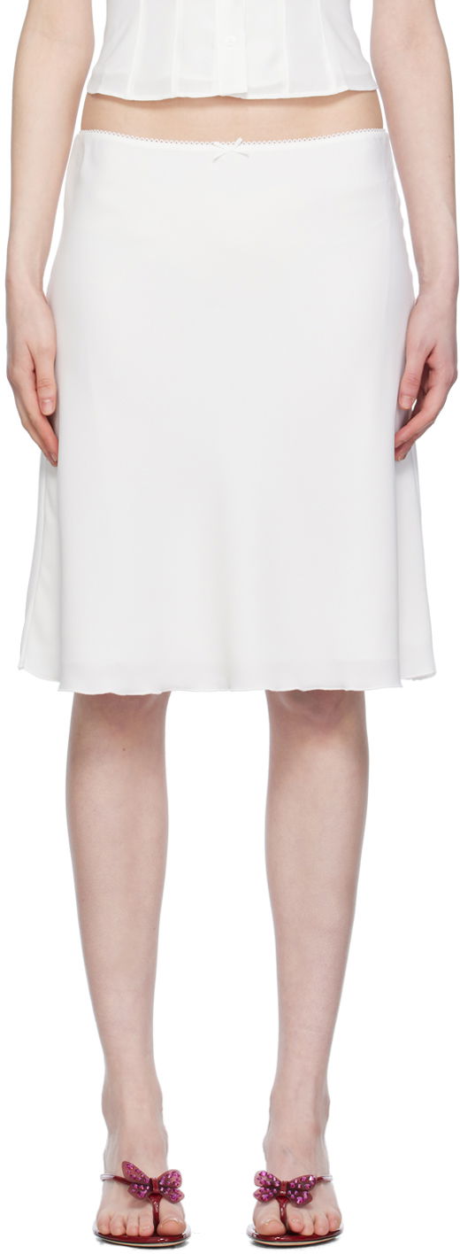 Hame GUIZIO Guizio Paloma Midi Skirt Valkoinen | C00304W016
