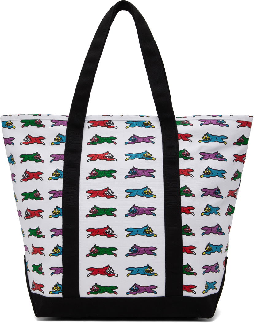 Kangaskassi BBC IceCream Running Dog Tote Bag Valkoinen | IC25166
