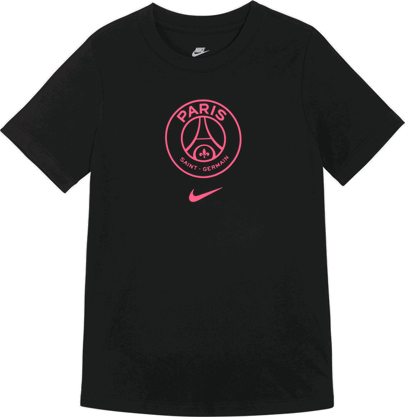 T-paita Nike Paris Saint-Germain FC Crest T-Shirt Musta | a33048-010