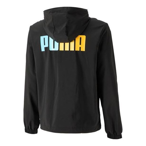 Tuulitakki Puma Printed Full Sleeve Hoodie Musta | 678013-01