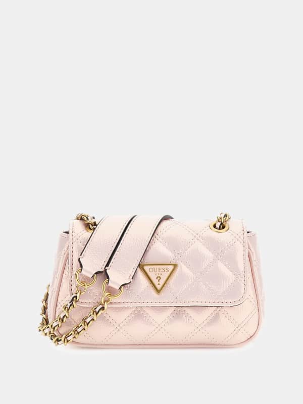 Käsilaukku GUESS Iridescent Giully Mini Crossbody Bag Vaaleanpunainen | HWQI8748780, 0