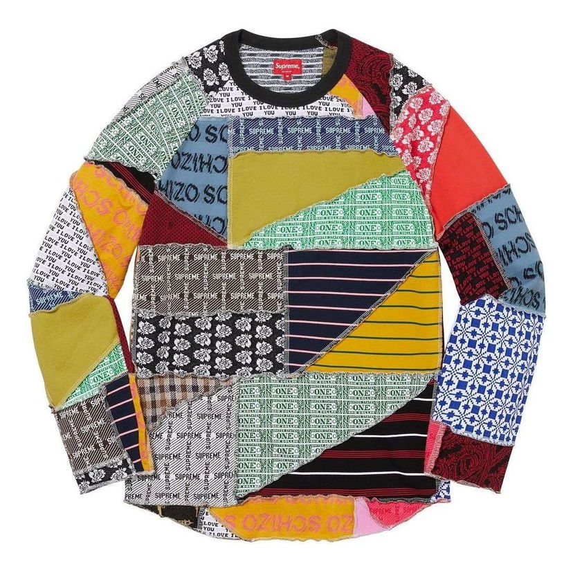 Villapaita Supreme Patchwork Jacquard Shirt Monivärinen | SUP-SS23-118
