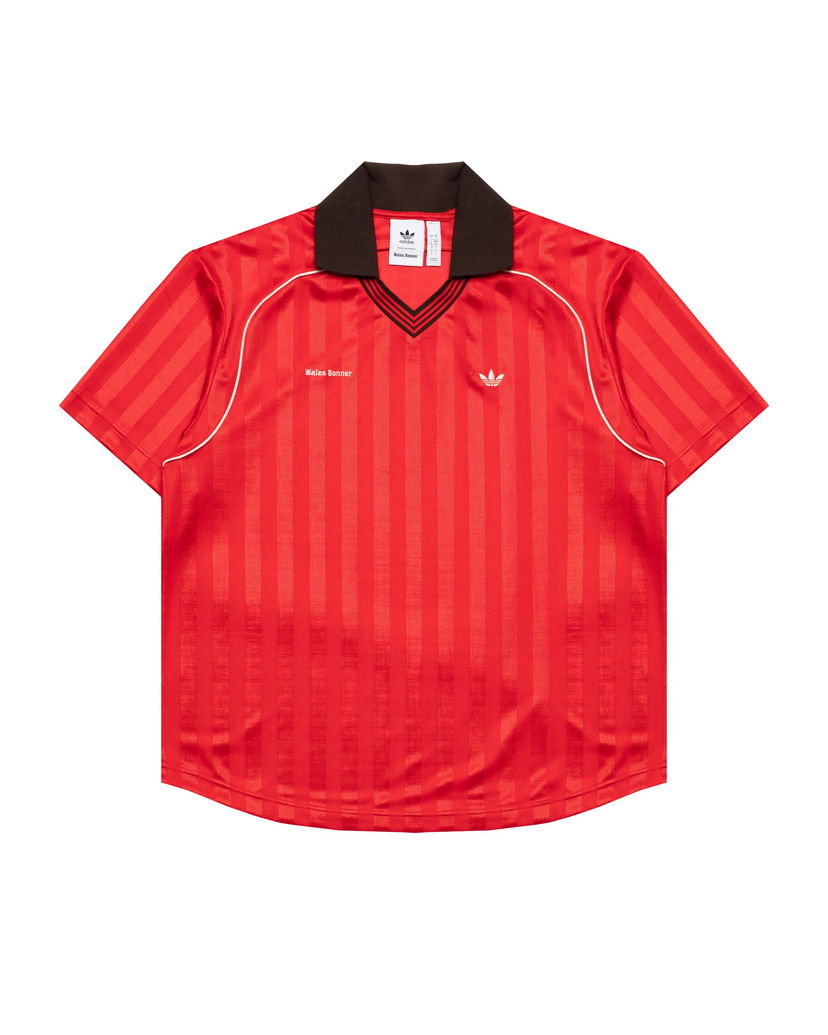 Jersey adidas Originals Originals Wales Bonner Striped Football T-Shirt Punainen | KG3626