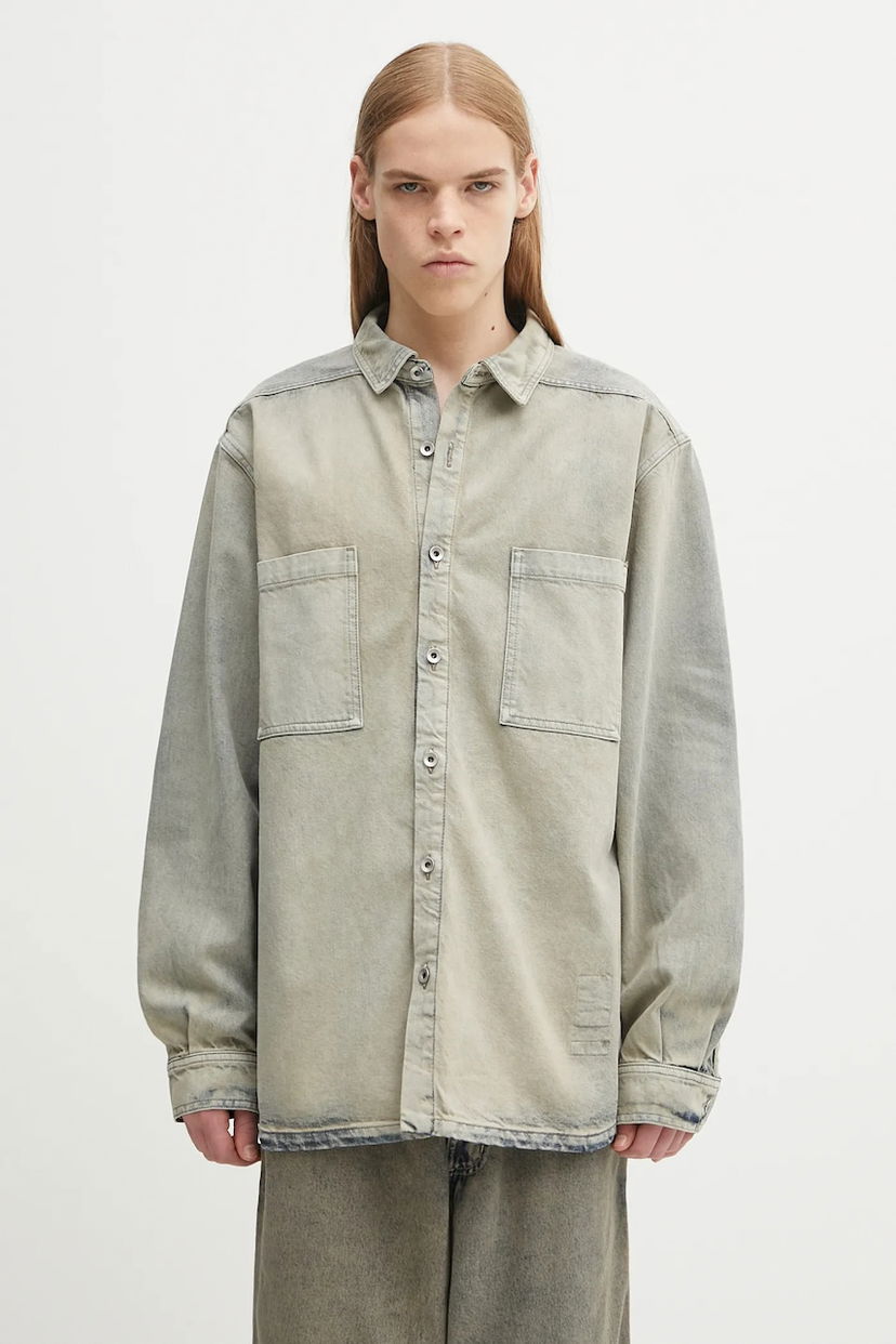 Paita Rick Owens Rick Owens DRKSHDW Jumbo Relaxed Fit Outershirt Harmaa | DU02E7769.DMP