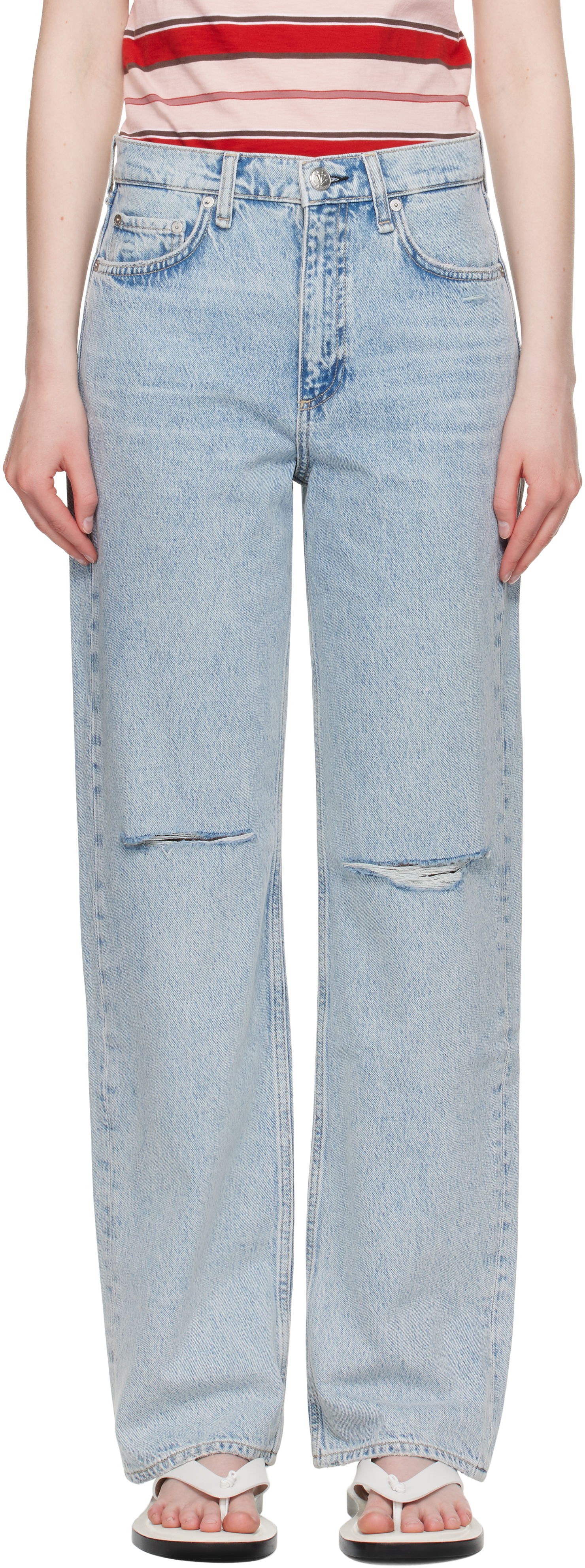Jeans rag & bone rag & bone Shea Relaxed High Rise Jeans Sininen | WDD25P1006RGCH, 0