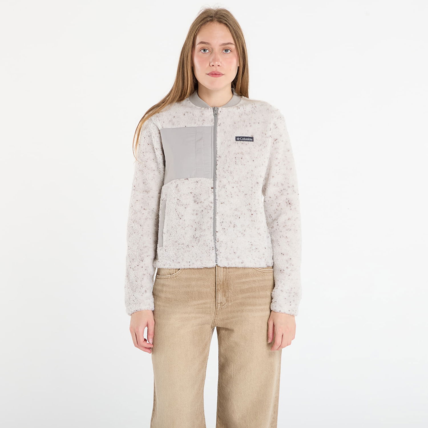 Bomber-takki Columbia Columbia Stellar Path™ Fleece Bomber Jacket Harmaa | 2136263278, 0