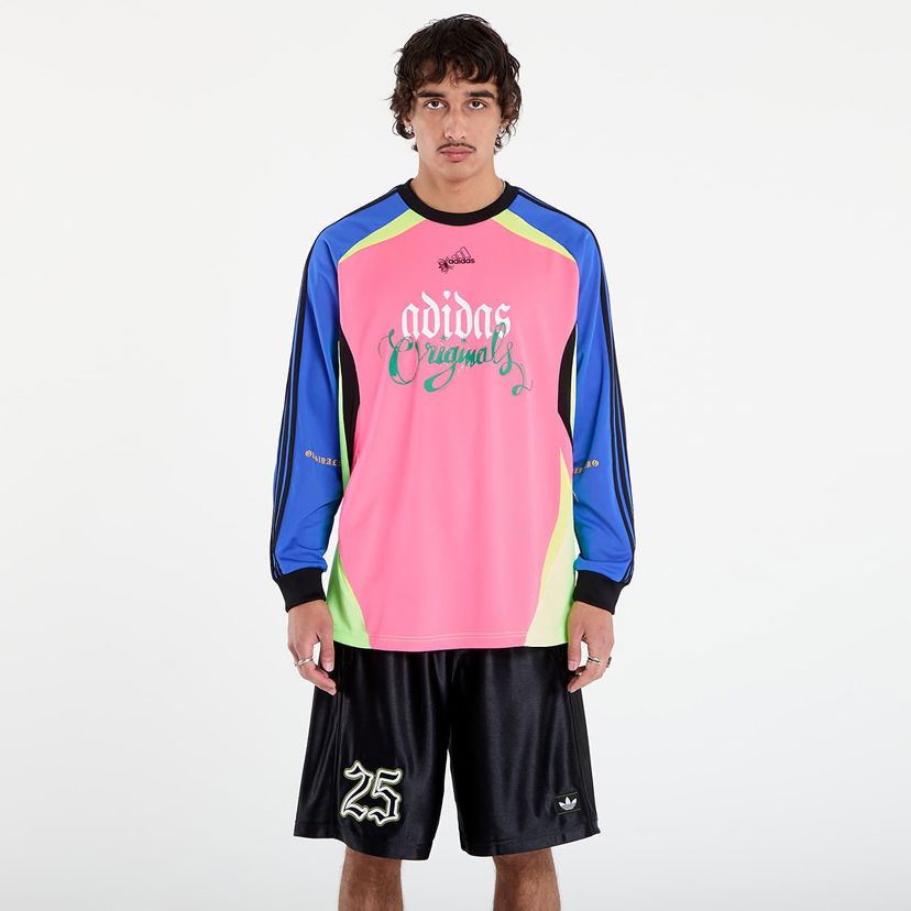 Paita adidas Originals Spiders Goalkeeper Loose Long-Sleeve Top Vaaleanpunainen | JW0203
