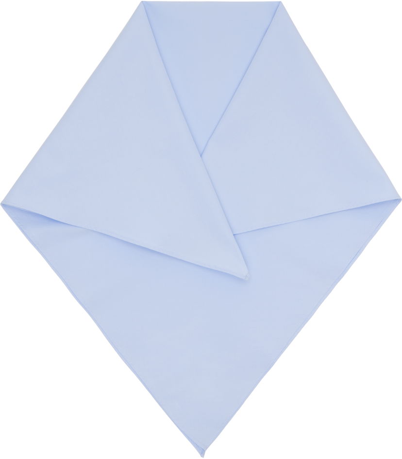 Huivi Dries Van Noten Dries Van Noten Solid Cotton Bandana Sininen | 252-021307-2295