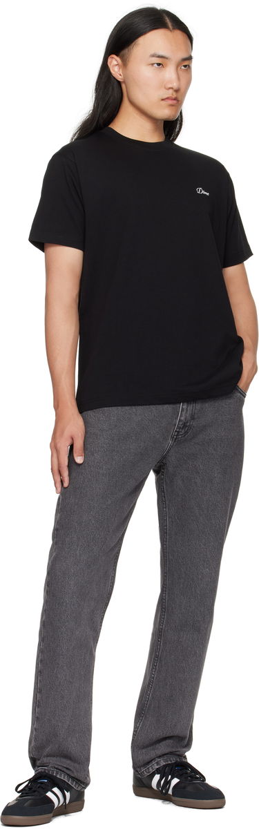 T-paita Dime Dime Cursive Logo T-Shirt Musta | DIMEFA2544BLK, 3