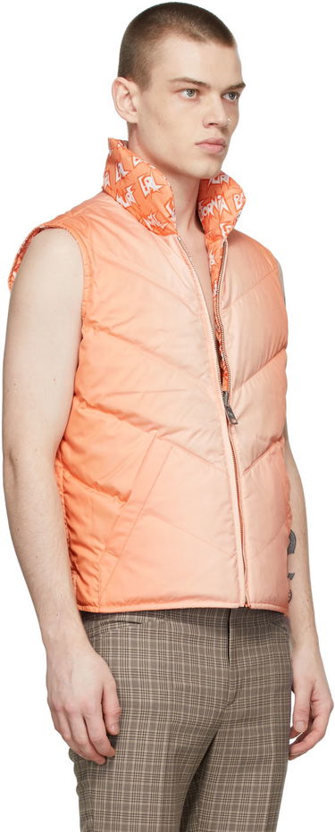 Liivi ERL Print Polyester Down Vest Oranssi | ERL04C005, 3